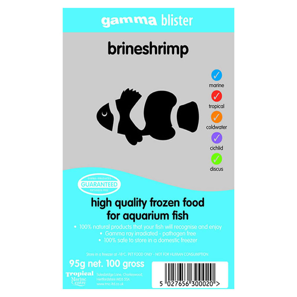 Gamma Blister Brineshrimp 95g | Frozen Aquarium Fish Food