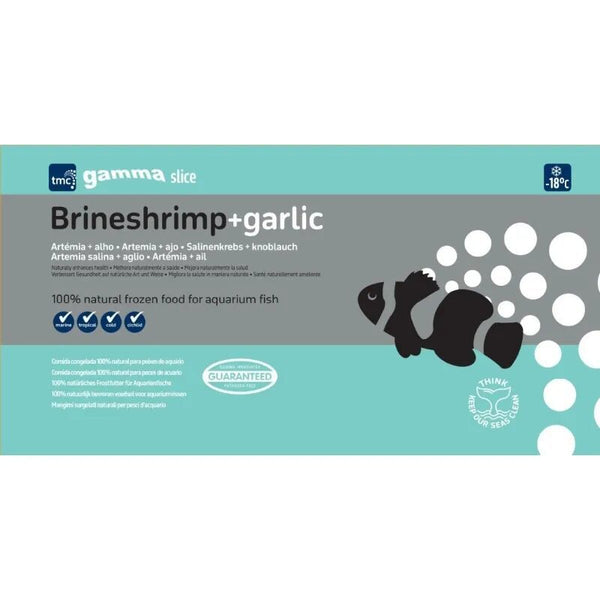 Gamma Frozen Slice Brineshrimp + Garlic 250g
