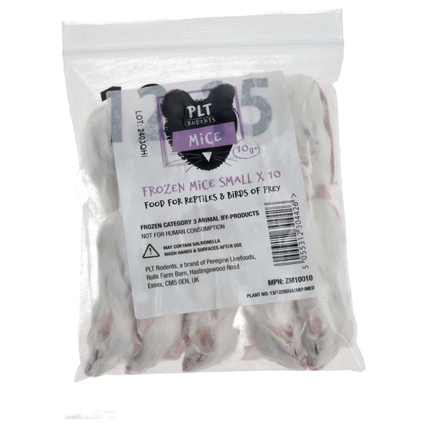 PLT Frozen Mice Small 10g+