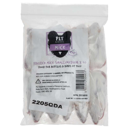 PLT Frozen Mice Small/Medium 15g+