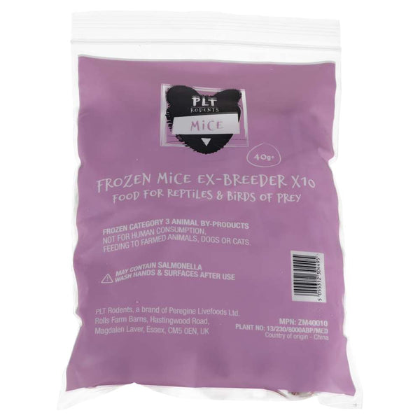 PLT Frozen Mice Ex-Breeders 40g+