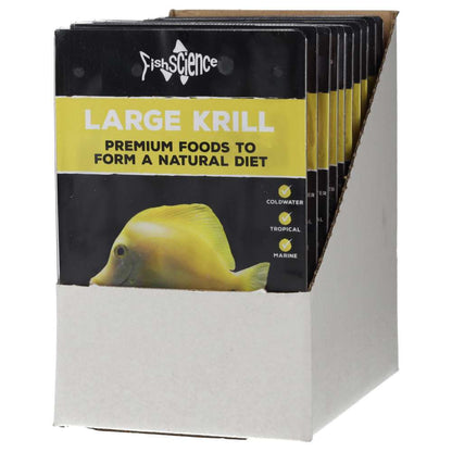 FishScience Frozen Blister Pack Large Krill 100g