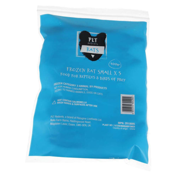 PLT Frozen Rats Small 100g+