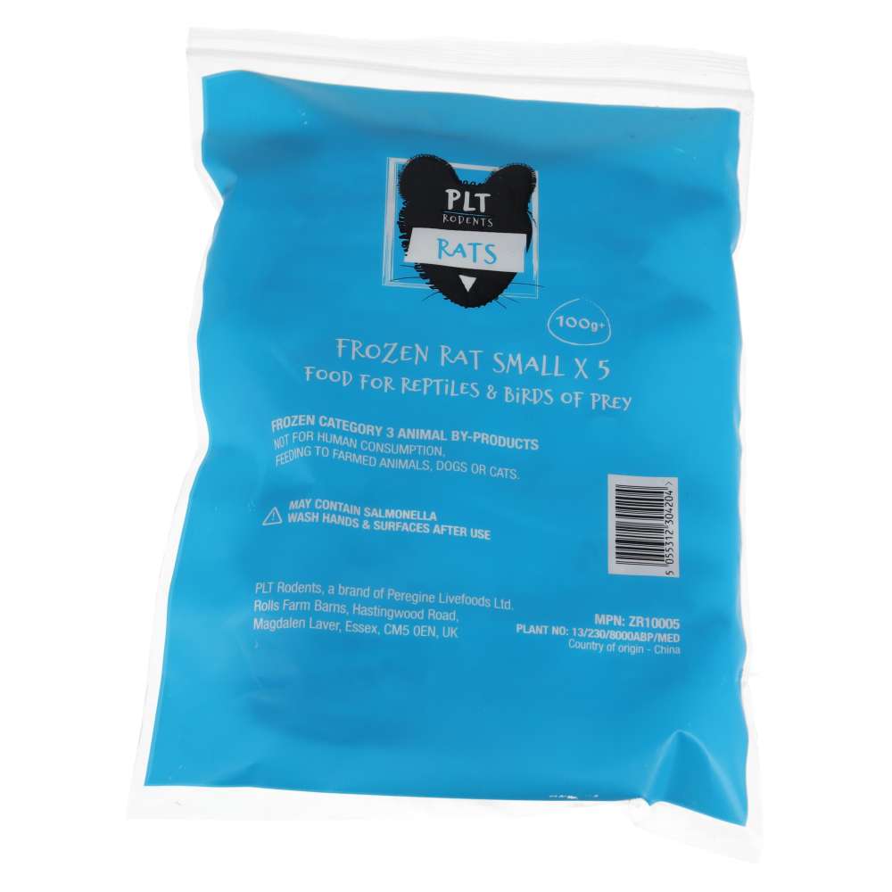 PLT Frozen Rats Small 100g+