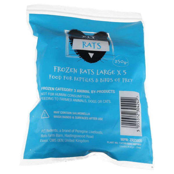 PLT Frozen Rats Large 250g+