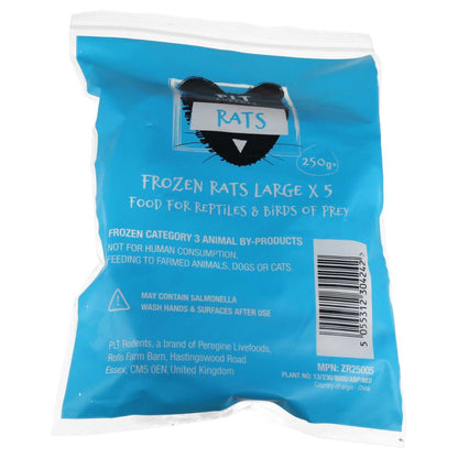 PLT Frozen Rats Large 250g+